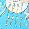 304 Stainless Steel Dangle Stud Earrings for Women EJEW-JE07233-1