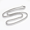 Non-Tarnish 304 Stainless Steel Box chain Necklaces NJEW-F242-13P-E-1