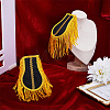 Polyester Tassel Epaulettes AJEW-WH0481-520B-4