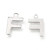 Non-Tarnish 201 Stainless Steel Charms STAS-C021-06P-F-2