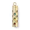 Ion Plating(IP) Openable 304 Stainless Steel Perfume Bottle Pendants STAS-D097-07G-1