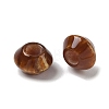 Opaque Resin European Saucer Beads RESI-F073-11B-2