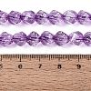 Crackle Transparent Glass Beads Strands GLAA-N068-02A-06-5