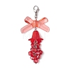 4Pcs Glass & Arcylic Pendant Decorations HJEW-TA00433-4