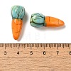 Food Theme Handmade Porcelain Beads X-PORC-NH0001-02-3