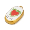 Printed Porcelain Pendants STAS-C183-03B-02-2