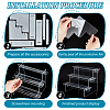 3-Layer Rectangle Acrylic Minifigures Organizer Display Risers ODIS-WH0038-38A-4