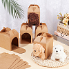 Kraft Paper Folding Paper Pet Gift Packing Tote Boxes CON-WH0089-238B-4