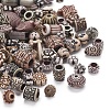 Mixed Antique Style Acrylic Beads MACR-YW0001-37-1