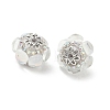 Acrylic Rhinestone Rondelle Beads CLAY-NH0003-02AS-07-2