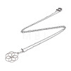 Non-Tarnish 201 Stainless Steel Pendant Necklaces NJEW-S105-JN599-45-1-2