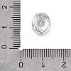 Brass Micro Pave Cubic Zirconia Beads KK-D408-11S-07A-3