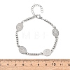 Religion 304 Stainless Steel Link Bracelets BJEW-F524-04B-P-5