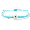 Bohemian Glass Bead Braided Bead Bracelets HV2776-8-1
