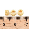 Brass European Beads KK-A292-03B-G-3