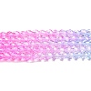 Transparent Gradient Color Glass Beads Strands LS-GLAA-G101-2mm-10-3