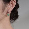 Brass Hoop Earrings FS-WG299CB-03-2