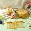 30Pcs Gold Stamping Moon Star Organza Drawstring Gift Bags ABAG-TA0002-21C-7