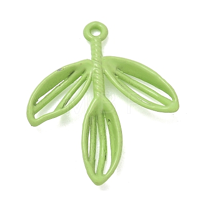 Spray Painted Alloy Pendants AL-CBAF9D9-01B-01-1