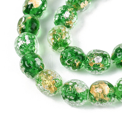 Handmade Lampwork Beads FOIL-T007-03D-1