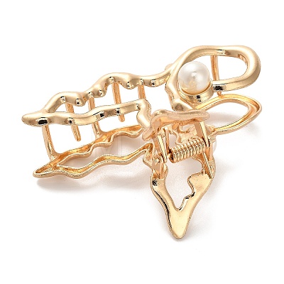 Alloy Claw Hair Clips AJEW-A061-02A-G-1