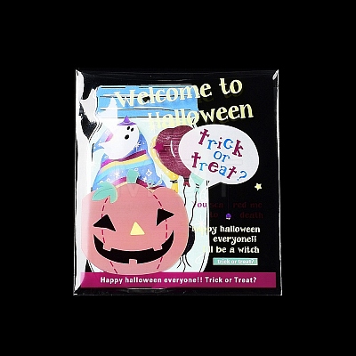 Halloween Theme Plastic Bakeware Bag OPP-Q004-02A-1