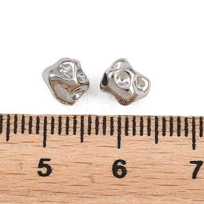 Irregular 304 Stainless Steel Beads STAS-D394-03H-P-1
