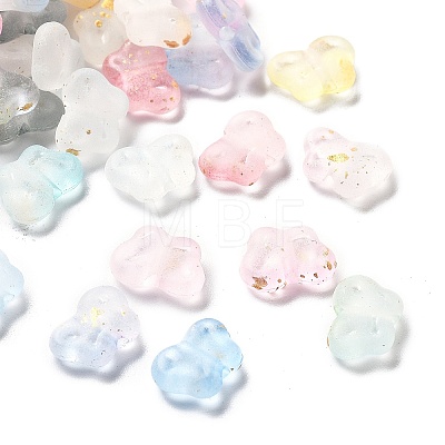 Gradient Color Transparent Acrylic Beads X-OACR-M023-05A-1