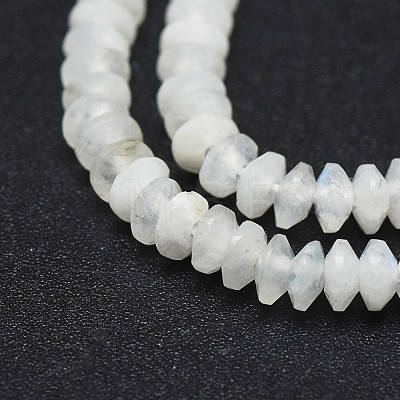 Natural Rainbow Moonstone Beads Strands G-I249-D15-1