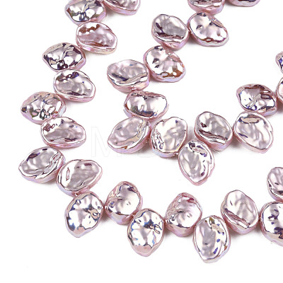 ABS Plastic Imitation Pearl Beads Strands KY-N015-16-A03-1