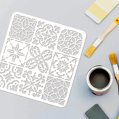 Plastic Reusable Drawing Painting Stencils Templates DIY-WH0172-990-1