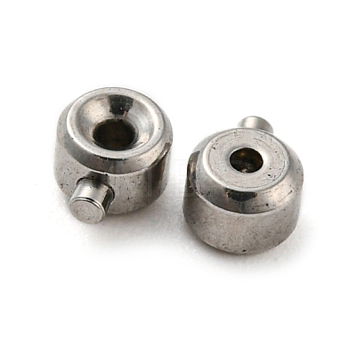 Non-Tarnish 303 Stainless Steel Crimp Beads X-STAS-G316-01P-1