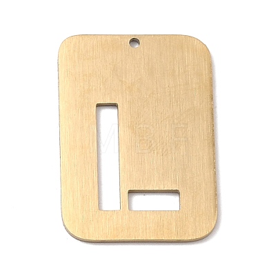 Ion Plating(IP) 304 Stainless Steel Pendants STAS-K216-49L-G-1