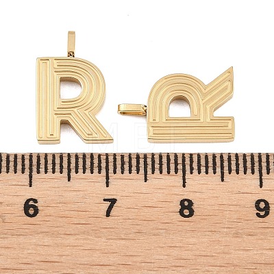 304 Stainless Steel Pendants STAS-L022-589R-1