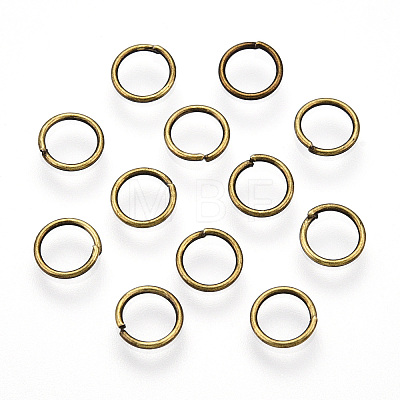 Iron Open Jump Rings IFIN-T019-6mm-AB-1