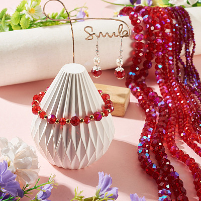 11 Strands 11 Styles Electroplate Glass Beads Strands EGLA-TA0003-06-1