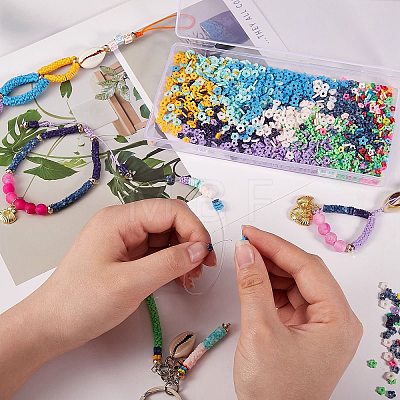 DIY Heishi Beads Jewelry Set Making Kit DIY-SZ0007-06-1