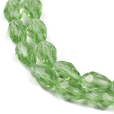 Transparent Imitation Jade Glass Beads Strands GLAA-N005-T4mm-D13-1