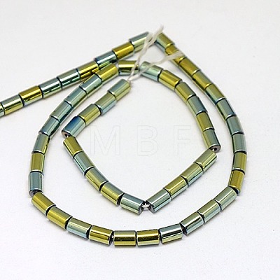 Electroplate Non-magnetic Synthetic Hematite Beads Strands G-J162-A-07-1