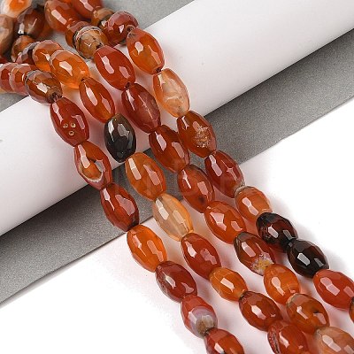 Natural Agate Beads Strands G-Q194-B01-01J-1