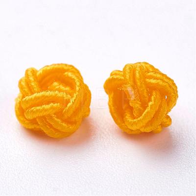 Polyester Weave Beads WOVE-N002-24-1