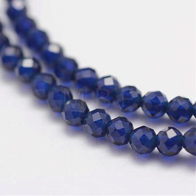 Synthetic Gemstone Beads Strands G-K182-2mm-27-1