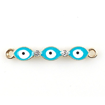 Alloy Enamel Connector Charms X1-FIND-TAC0016-27B-1
