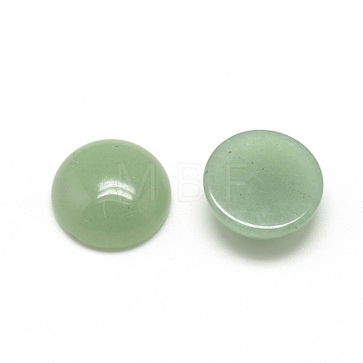 Natural Green Aventurine Cabochons X-G-R416-10mm-43-1