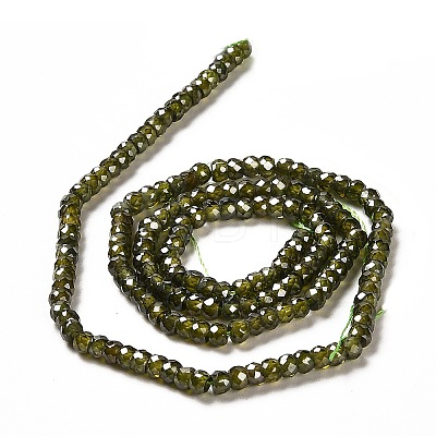 Cubic Zirconia Bead Strands ZIRC-G001-01J-1