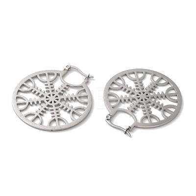 304 Stainless Steel Earrings for Women AJEW-U005-03P-1