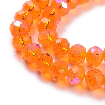Electroplate Glass Beads Strands EGLA-A034-T1mm-L07-1