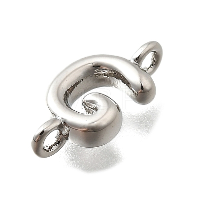 Brass Connector Charms KK-P295-01P-G-1