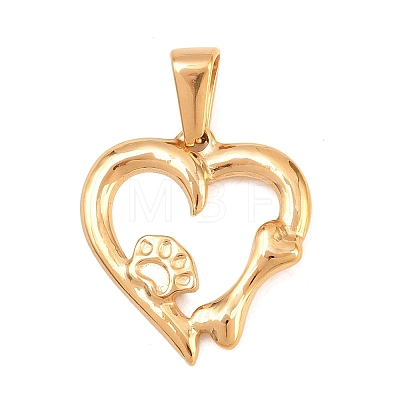 304 Stainless Steel Pendants STAS-H265-01B-G-1