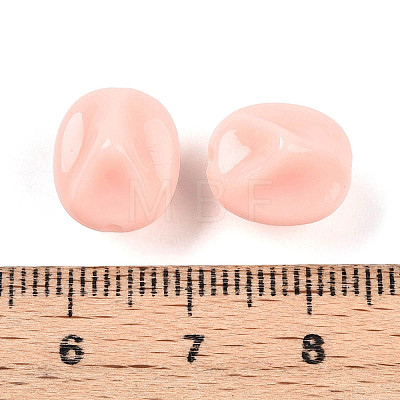 Opaque Acrylic Beads SACR-T017-34C-1
